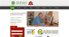 Desktop Screenshot of consorzioaranea.it